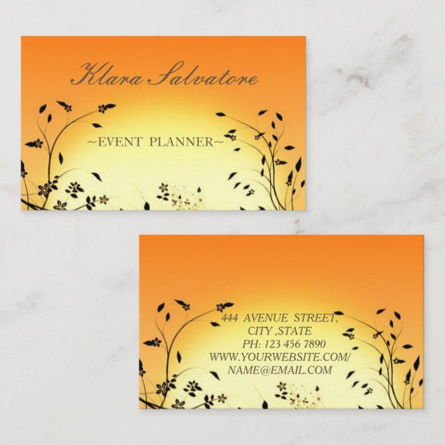 Beautiful Great Perfect Awesome Sunrise  Business Card (Front/Back)