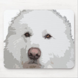 Beautiful Great Pyrenees Dog Mouse Pad