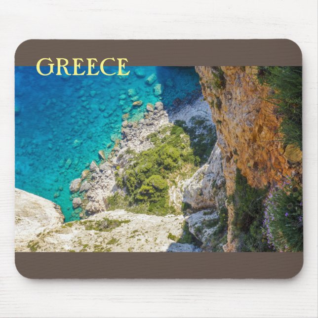 Beautiful Greece Mouse Pad (Front)