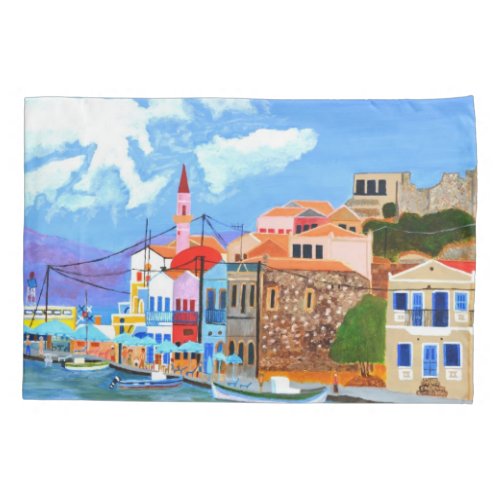 Beautiful Greece pillowcase  