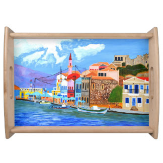 Beautiful Greece Serving Tray