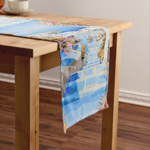 Beautiful Greece table runner 