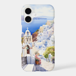 Beautiful Greek Island Design iPhone 17 Case