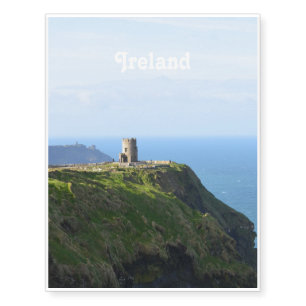 Beautiful Green Cliffs of Moher Temporary Tattoos