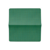 Beautiful Green Designer Modern Checkbook Cover (Open)