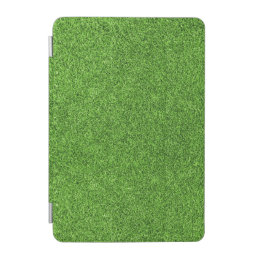 Beautiful green grass texture from golf course iPad mini cover