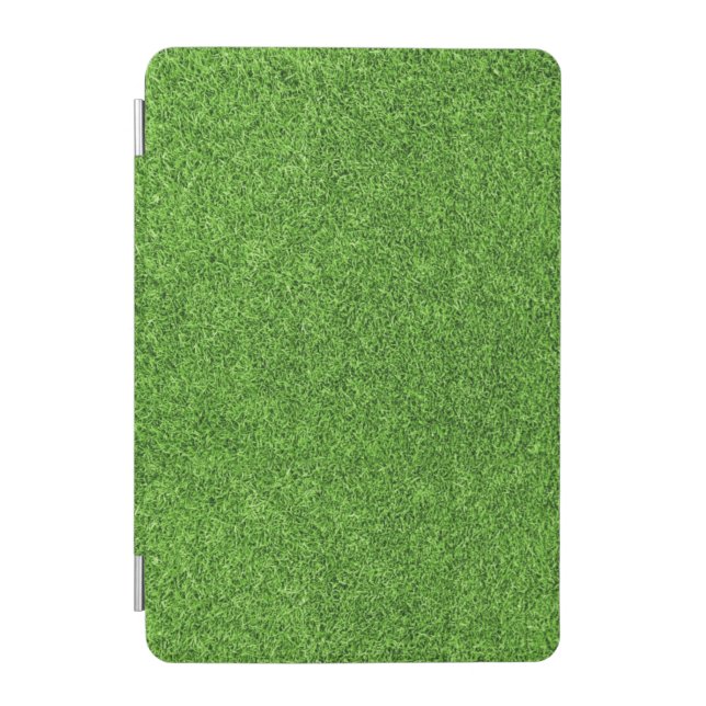 Beautiful green grass texture from golf course iPad mini cover (Front)