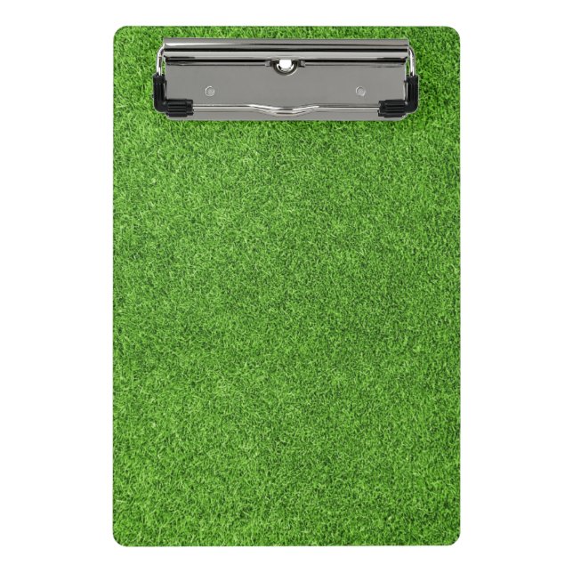 Beautiful green grass texture from golf course mini clipboard (Front)