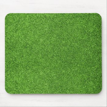 Beautiful Green Grass Texture From Golf Course Mouse Pad by boutiquey at Zazzle