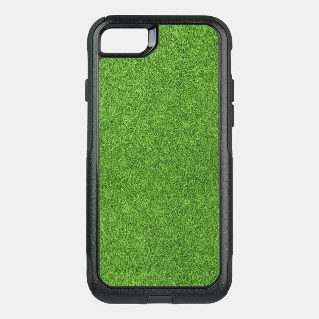 Beautiful green grass texture from golf course otterbox iPhone case (Back)
