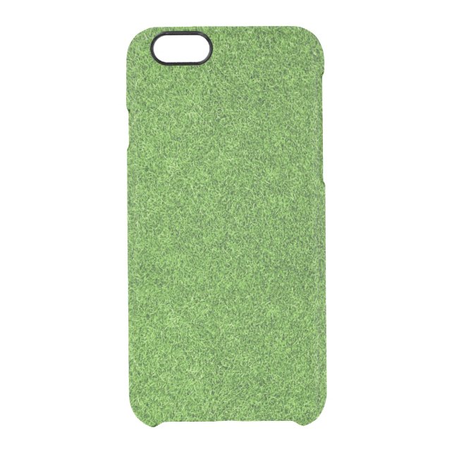 Beautiful green grass texture from golf course uncommon iPhone case (Back)