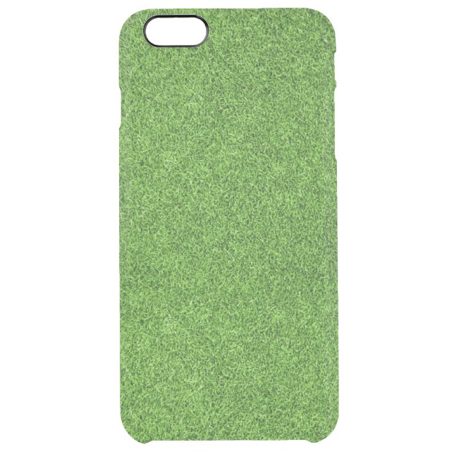 Beautiful green grass texture from golf course uncommon iPhone case (Back)