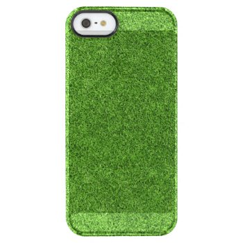 Beautiful Green Grass Texture From Golf Course Clear Iphone Se/5/5s Case by boutiquey at Zazzle