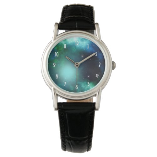 Beautiful Green Nebula filled with Stars Watch