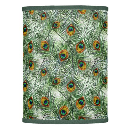 Beautiful Green Peacock Feather Lamp Shade | Zazzle.com