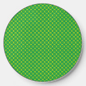 Beautiful green shamrock wireless charger (Front)