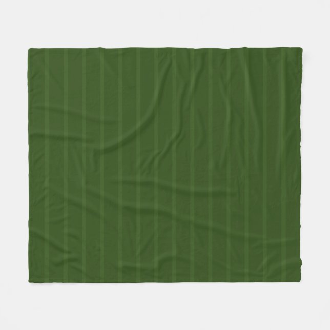 Beautiful Greens Stripe  Fleece Blanket (Front (Horizontal))