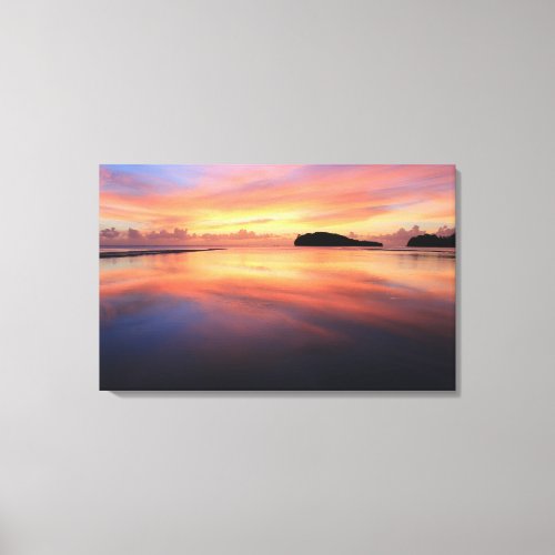 Beautiful Guam Sunset Canvas Print