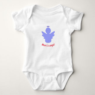 Beautiful guardian angel design baby bodysuit