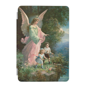 Beautiful Guardian Angel Guarding Children iPad Mini Cover