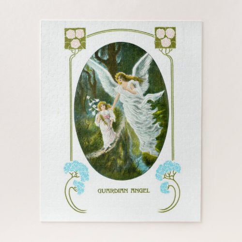 Beautiful guardian angel jigsaw puzzle