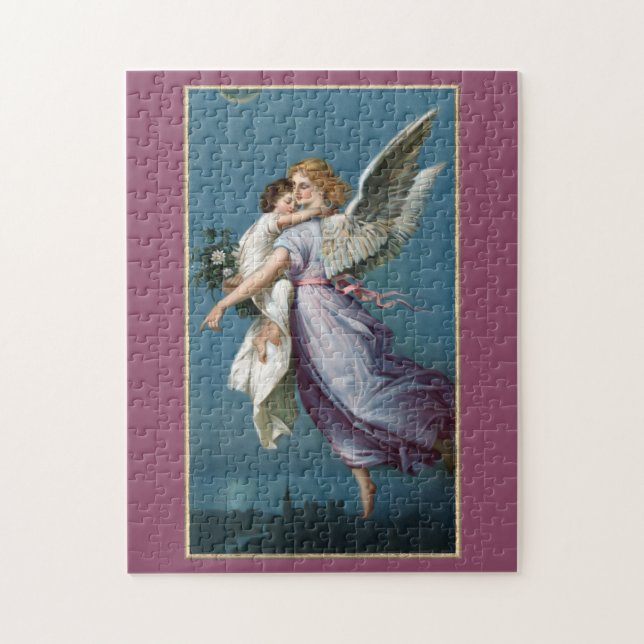 Beautiful Guardian Angel Painting  Jigsaw Puzzle (Vertical)