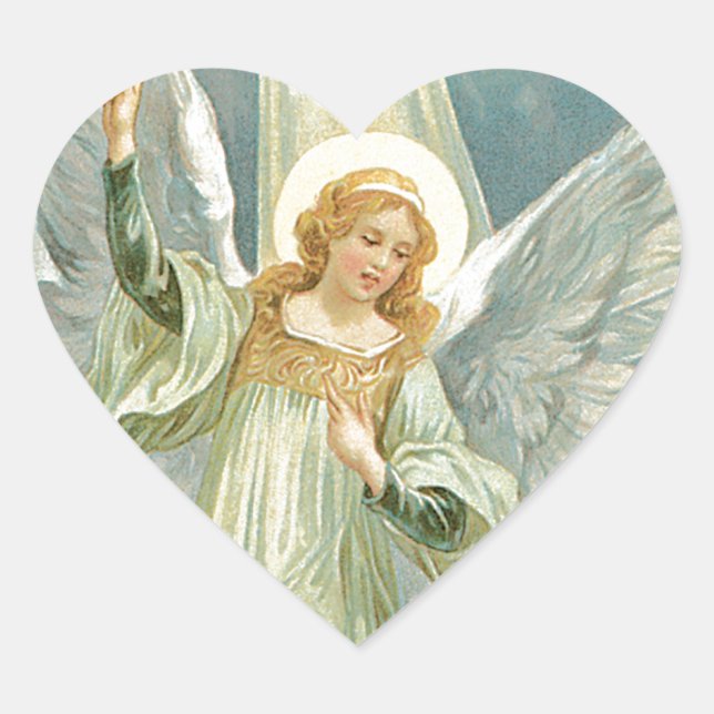 Beautiful Guardian Angel Sticker (Front)