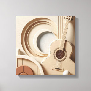 Beautiful Guitar Canvas Print