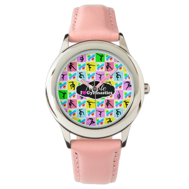 BEAUTIFUL GYMNASTICS BUTTERFLY DESIGN WATCH (Front)