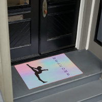 Beautiful Gymnastics Welcome Door Mat