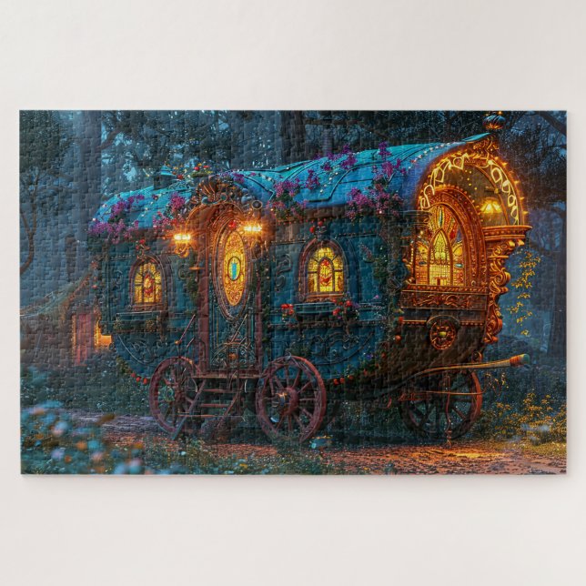 Beautiful Gypsy Wagon Jigsaw Puzzle (Horizontal)