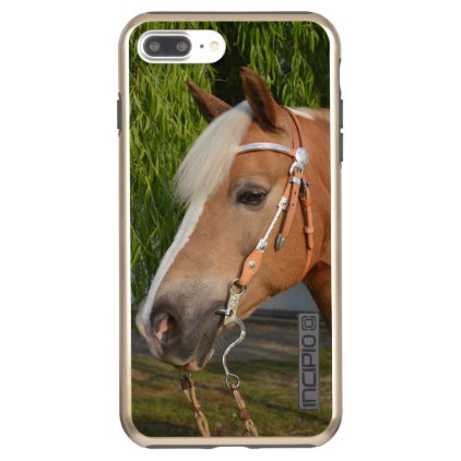 Beautiful haflinger horse portrait incipio DualPro shine iPhone 8 plus/7 plus case