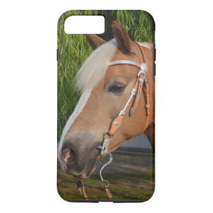 Beautiful haflinger horse portrait iPhone 8 plus/7 plus case