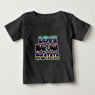 Beautiful Hakuna Matata Art Print Baby T-Shirt