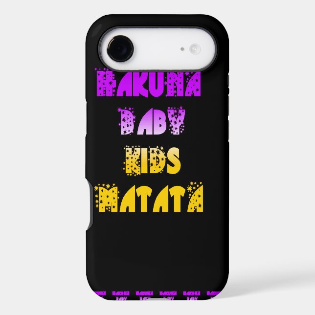 Beautiful Hakuna Matata Art Print Case-Mate iPhone Case (Back)