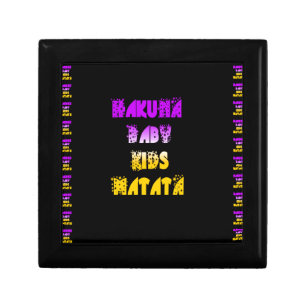 Beautiful Hakuna Matata Art Print Gift Box