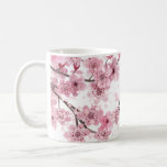 Beautiful Hand Painted Cherry Blossom Print  Coffee Mug<br><div class="desc">Beautifully Hand Painted Floral Print, Classic Mug Perfect for Mother's Day out as a housewarming gift. Not what your are looking for why not take a moment to check out our Zazzle Store KLOVERBYKAY where we have several design ideas for mother's Day and more as well as a growing collection...</div>