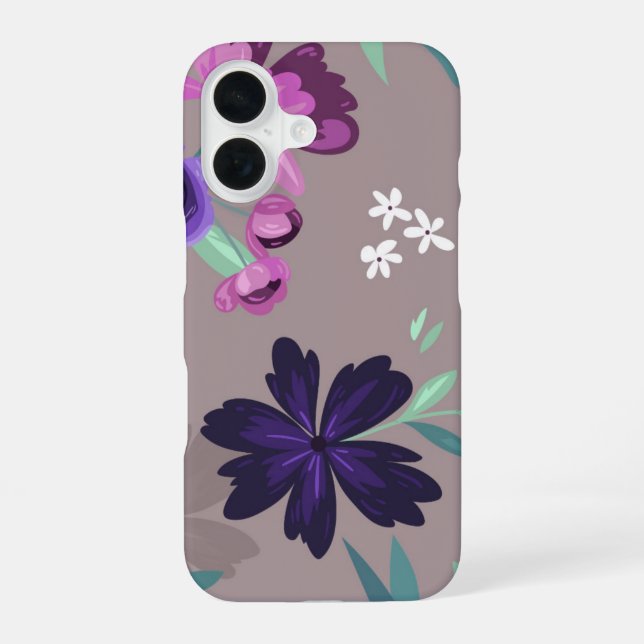 Beautiful Hand Painted Foliage Iphone Case (Back)