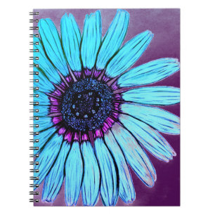 Beautiful Hand Sketched Flower Notebook