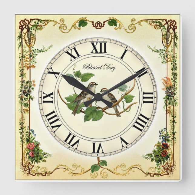 Beautiful HandMade Art Craft . Top Quality,  Clock (Front)