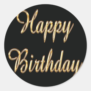 Beautiful Happy Birthday Sticker