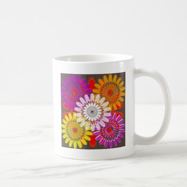 Beautiful HAPPY CHAKRA Sunflower Greetings GIFTS Coffee Mug (Right)