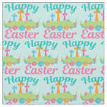 Beautiful Happy Easter Religious Fabric