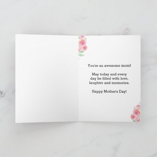 Beautiful Happy Mothers Day Daughter In Law Card Zazzle