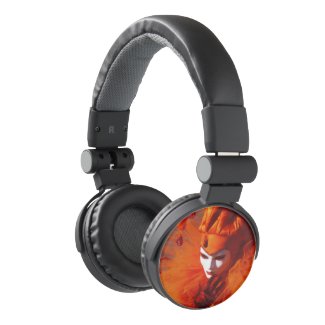 Beautiful Harlequin Headphones