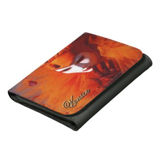 Beautiful Harlequin Leather Trifold Wallets