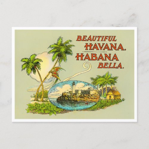 Beautiful Havana vintage travel postcard