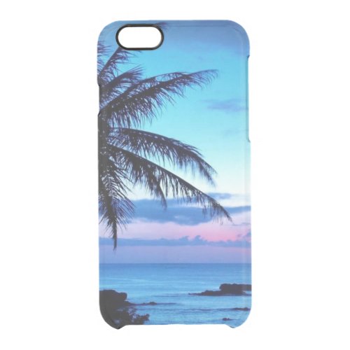 beautiful Hawaii beach Clear iPhone 66S Case