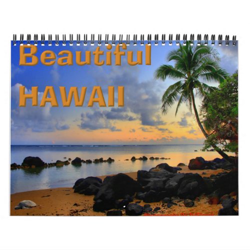 Beautiful Hawaii Calendar