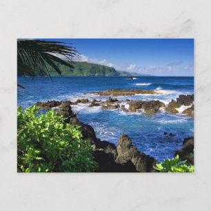 Beautiful Hawaii, scenic view, Postcard